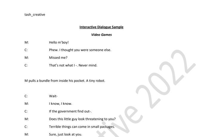 write the narrative, dialogue and lore for your game